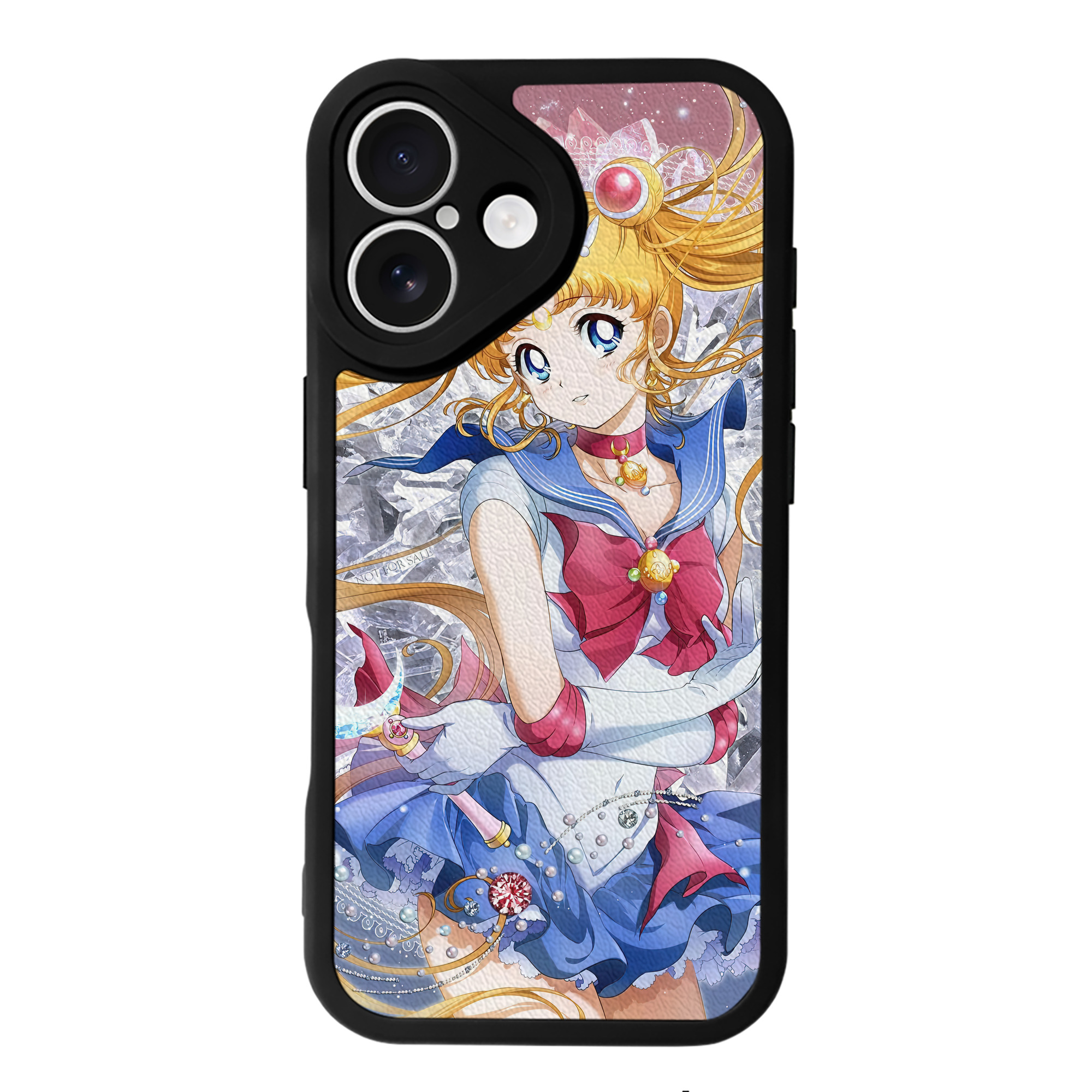 （画像用） 美少女戦士セーラームーン Sailor Moon 【iPhone 16シリーズ対応】シリコンスマホケース（レザー調） 材質：シリコン
